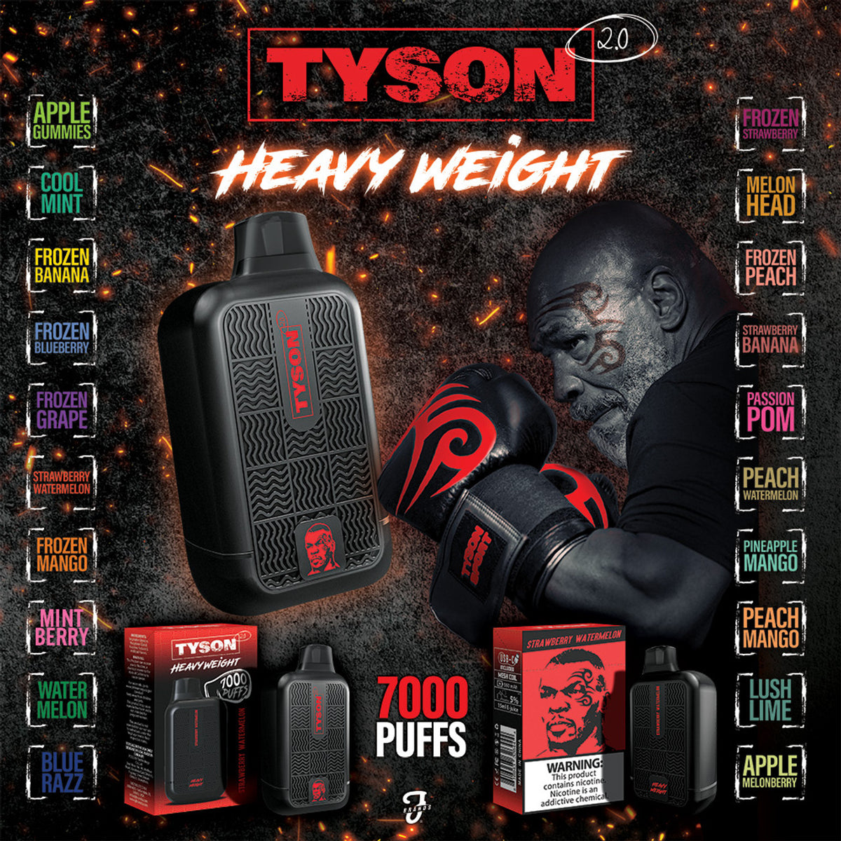 Tyson 2.0 HeavyWeight 7,000 Puffs / Pod Desechable – Grupo Ikhal