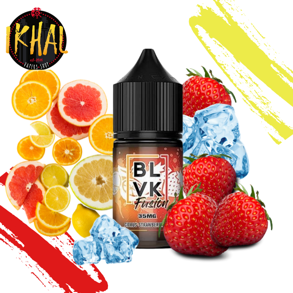 Citrus Strawberry ICE / BLVK Fusion NicSalt