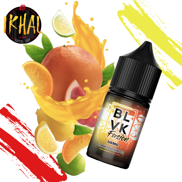 Lemon Tangerine ICE / BLVK Fusion NicSalt