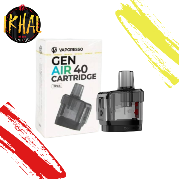 Gen Air 40 Cartucho Vacío / Vaporesso (2 pzas)